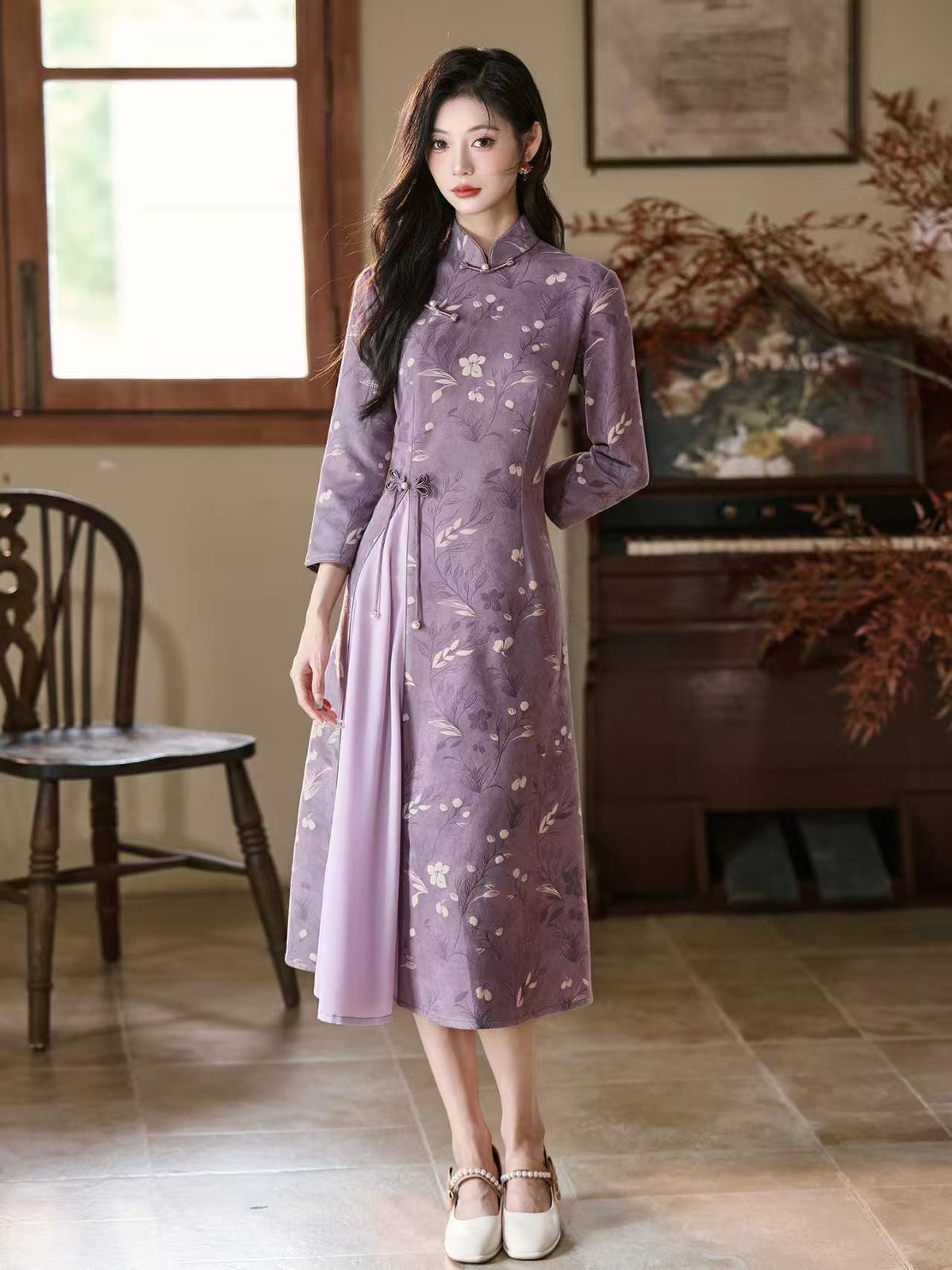 Women's Vintage Qipao Cheongsam Dress – Velvet