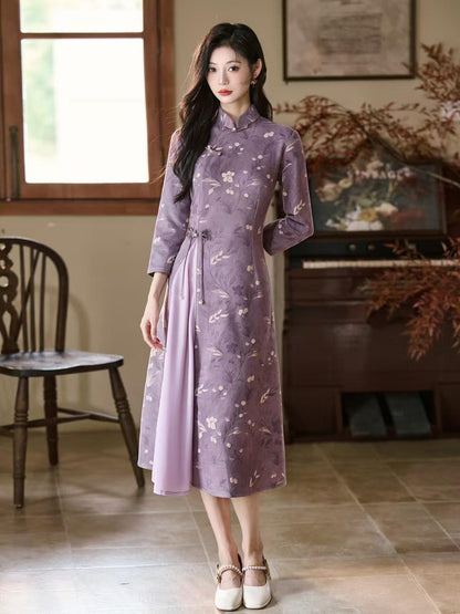 Women's Vintage Qipao Cheongsam Dress – Velvet