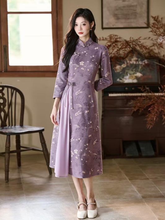 Women's Vintage Qipao Cheongsam Dress – Velvet