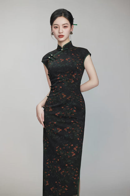 Women's Vintage Qipao Cheongsam Dress – Mesh – additional product view
