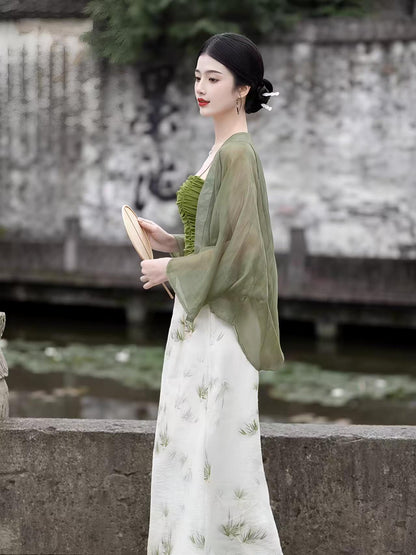 Women's Elegant Modern Chinese Two-Piece Set – additional product view