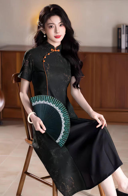 Women's Vintage Qipao Cheongsam Dress – additional product view