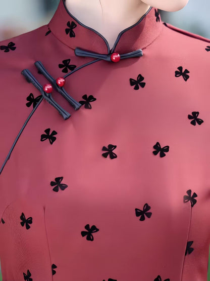 Women's Elegant Qipao Cheongsam Dress – Fitted – additional product view