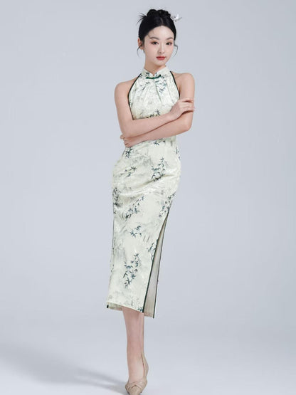 Women's Elegant Velvet Qipao Cheongsam Dress – additional product view