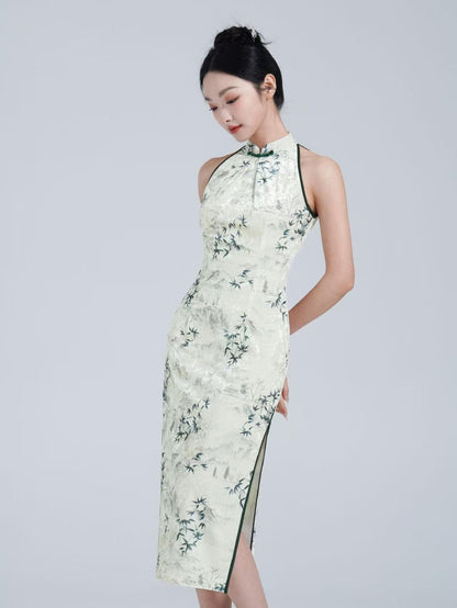 Women's Elegant Velvet Qipao Cheongsam Dress – additional product view