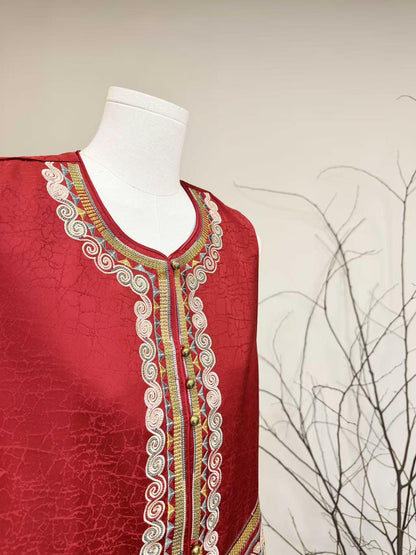 Embroidered Vintage Chinese Style Vest – additional product view