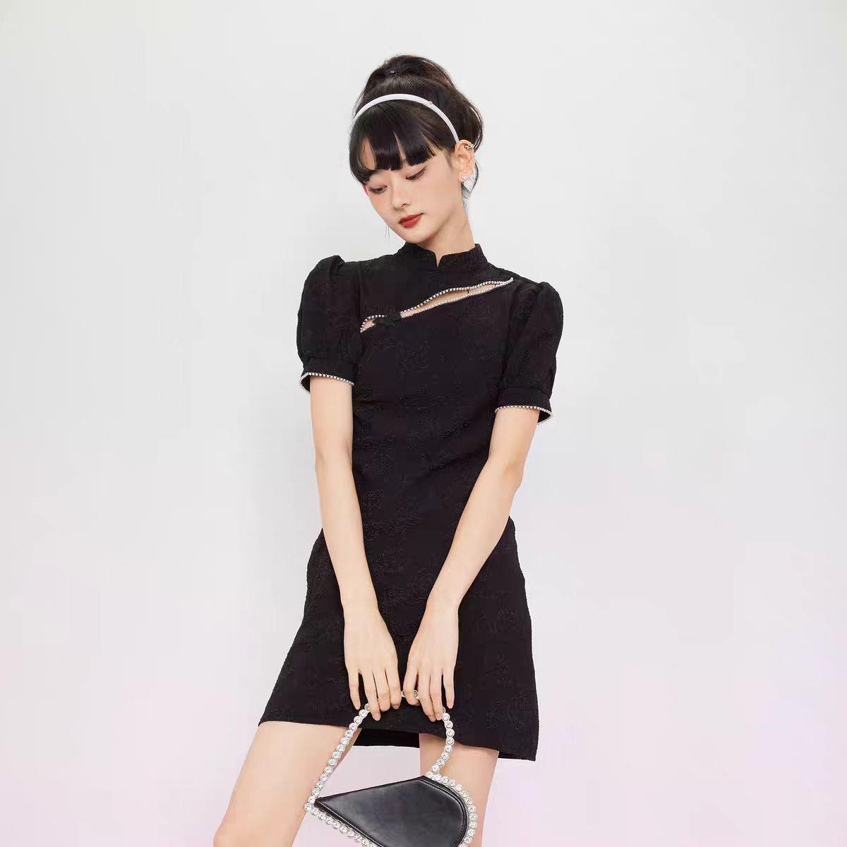 Women's Elegant Qipao Cheongsam Dress – Jacquard – additional product view