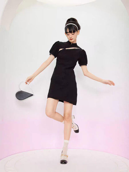 Women's Elegant Qipao Cheongsam Dress – Jacquard – additional product view