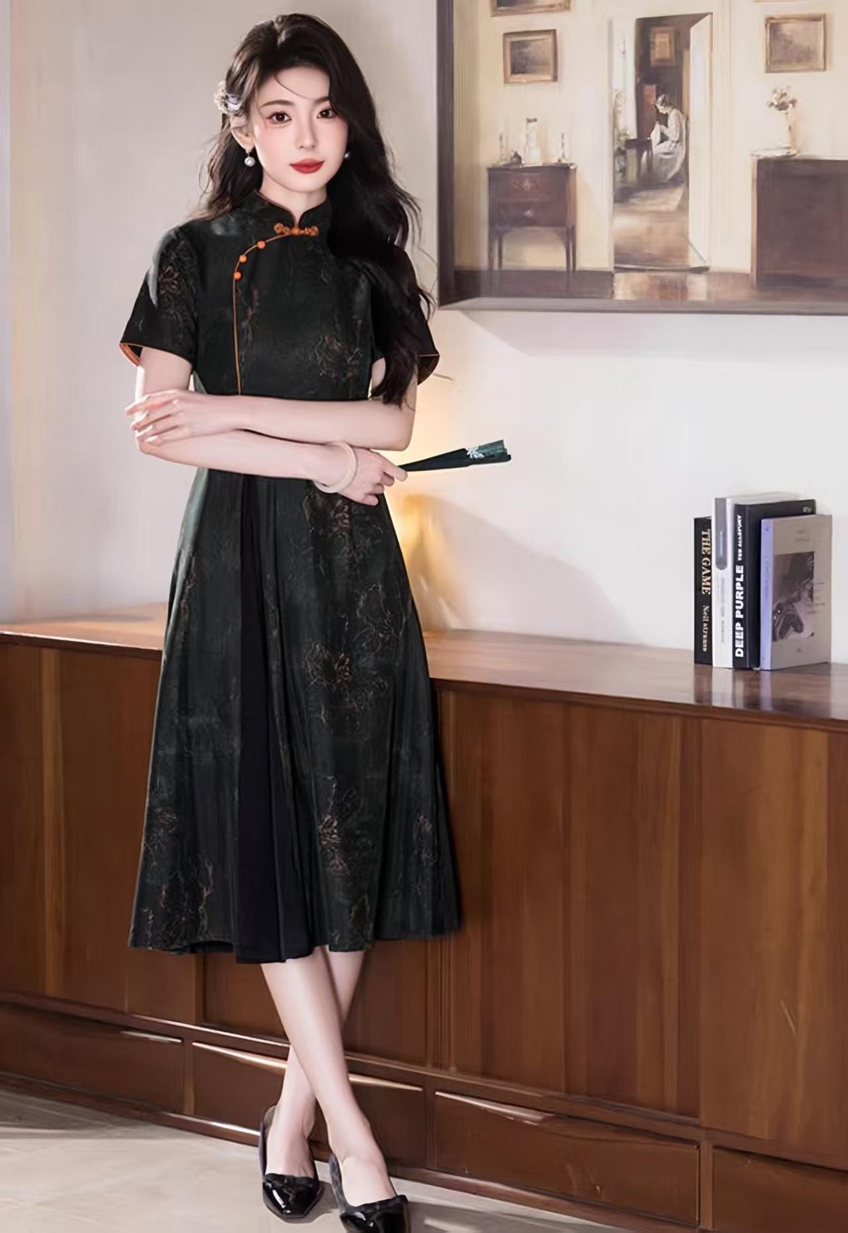 Women's Vintage Qipao Cheongsam Dress – additional product view