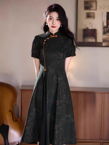 Women's Vintage Qipao Cheongsam Dress – additional product view