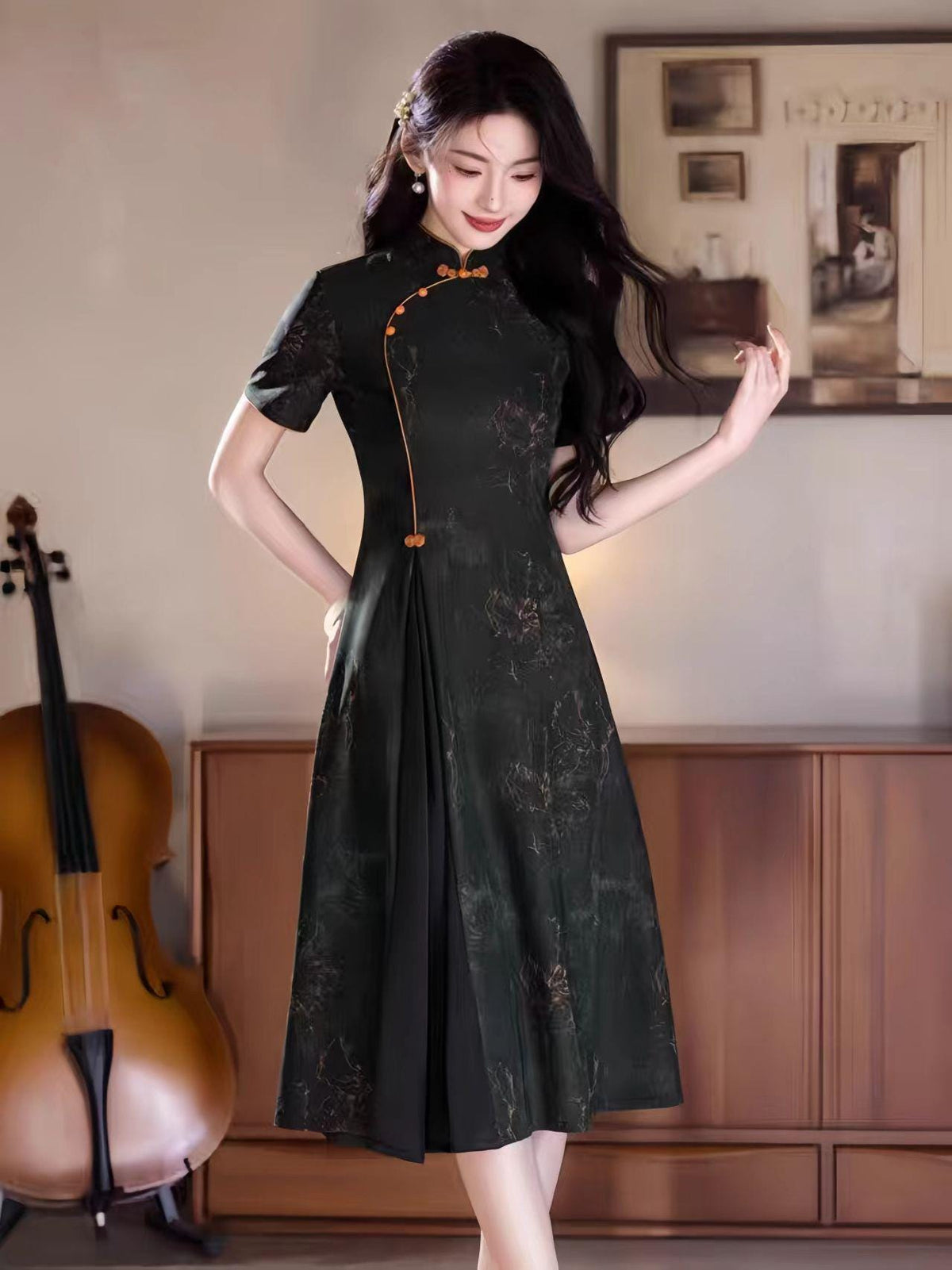 Women's Vintage Qipao Cheongsam Dress