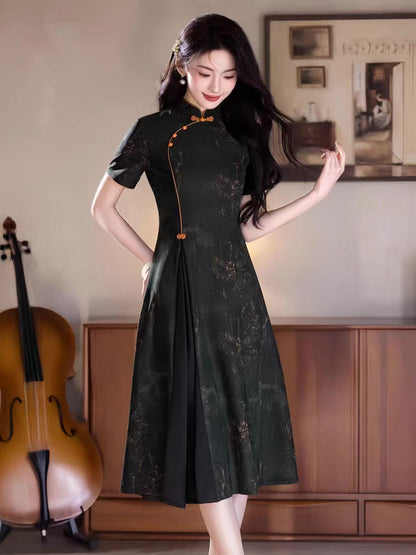 Women's Vintage Qipao Cheongsam Dress