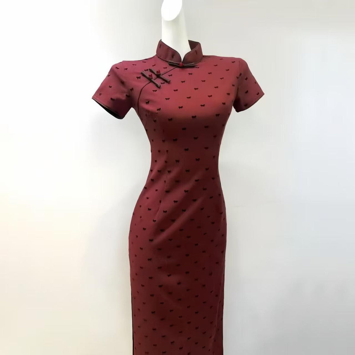 Women's Elegant Qipao Cheongsam Dress – Fitted – additional product view