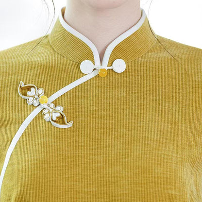 Women's Floral Lace Qipao Cheongsam Dress – additional product view