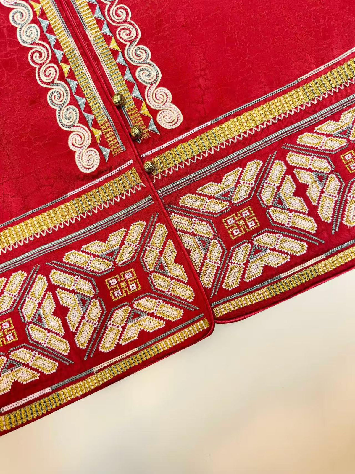 Embroidered Vintage Chinese Style Vest – additional product view
