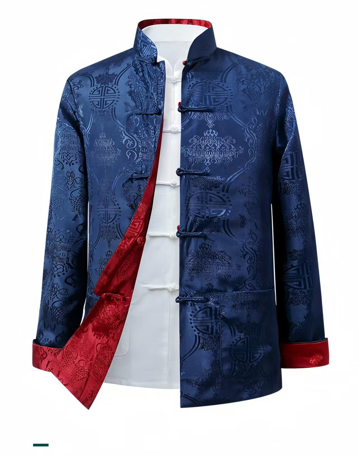 Women's Jacquard Chinese Tang Jacket – Mandarin Collar – additional product view