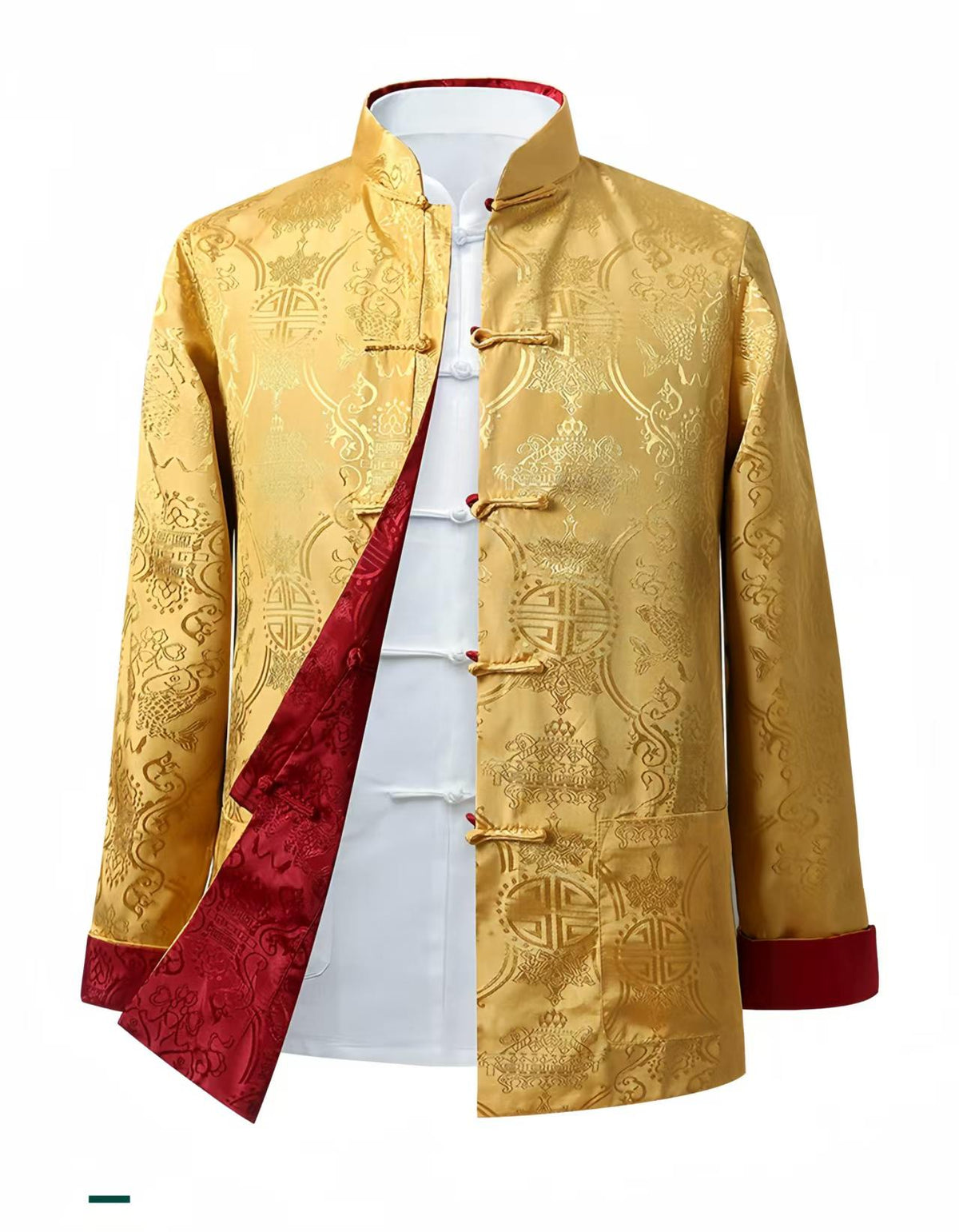 Women's Jacquard Chinese Tang Jacket – Mandarin Collar – additional product view