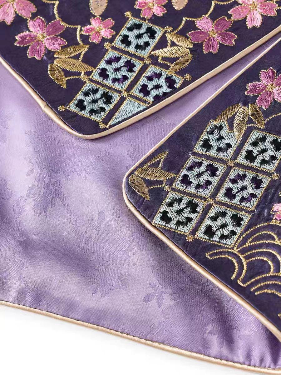 Women's Floral Embroidered Vintage Chinese Style Vest – Acetate Sleeveless – additional product view
