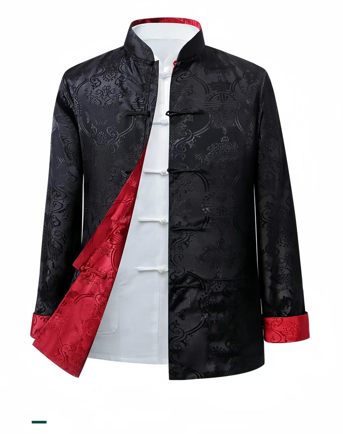 Women's Jacquard Chinese Tang Jacket – Mandarin Collar – additional product view