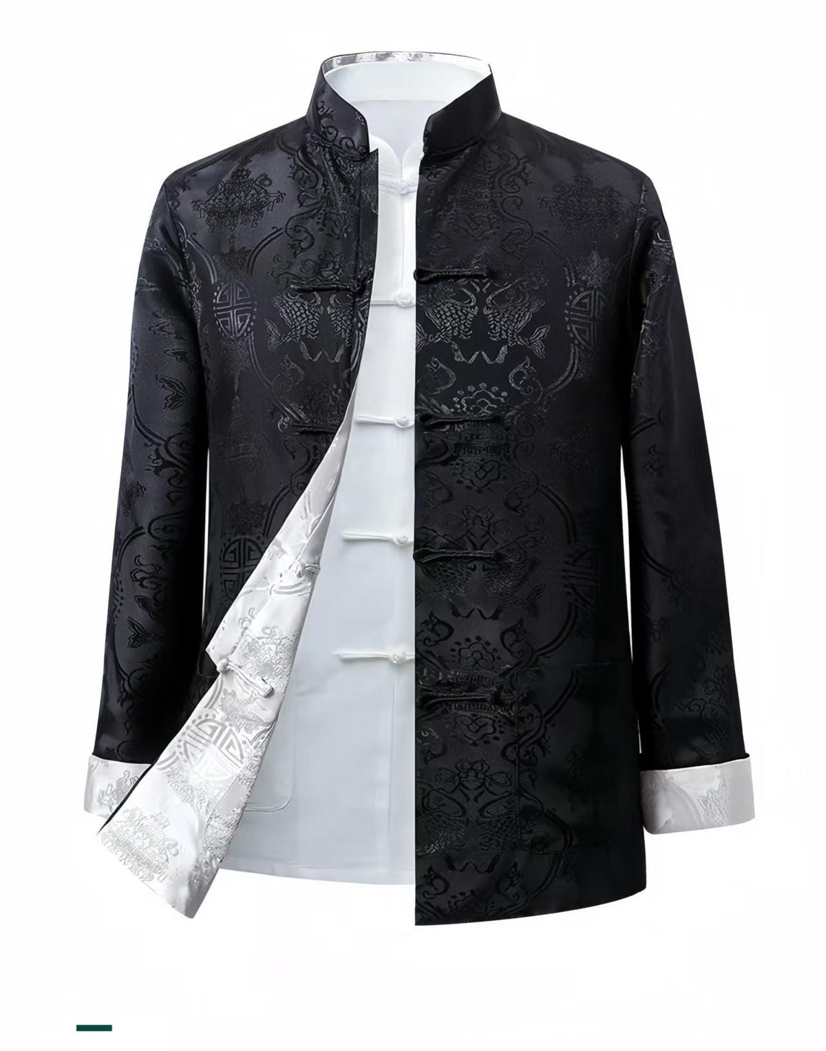 Women's Jacquard Chinese Tang Jacket – Mandarin Collar – additional product view