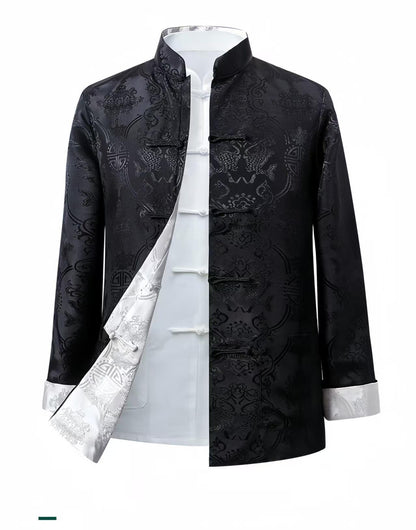 Women's Jacquard Chinese Tang Jacket – Mandarin Collar – additional product view