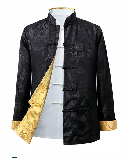 Women's Jacquard Chinese Tang Jacket – Mandarin Collar – additional product view