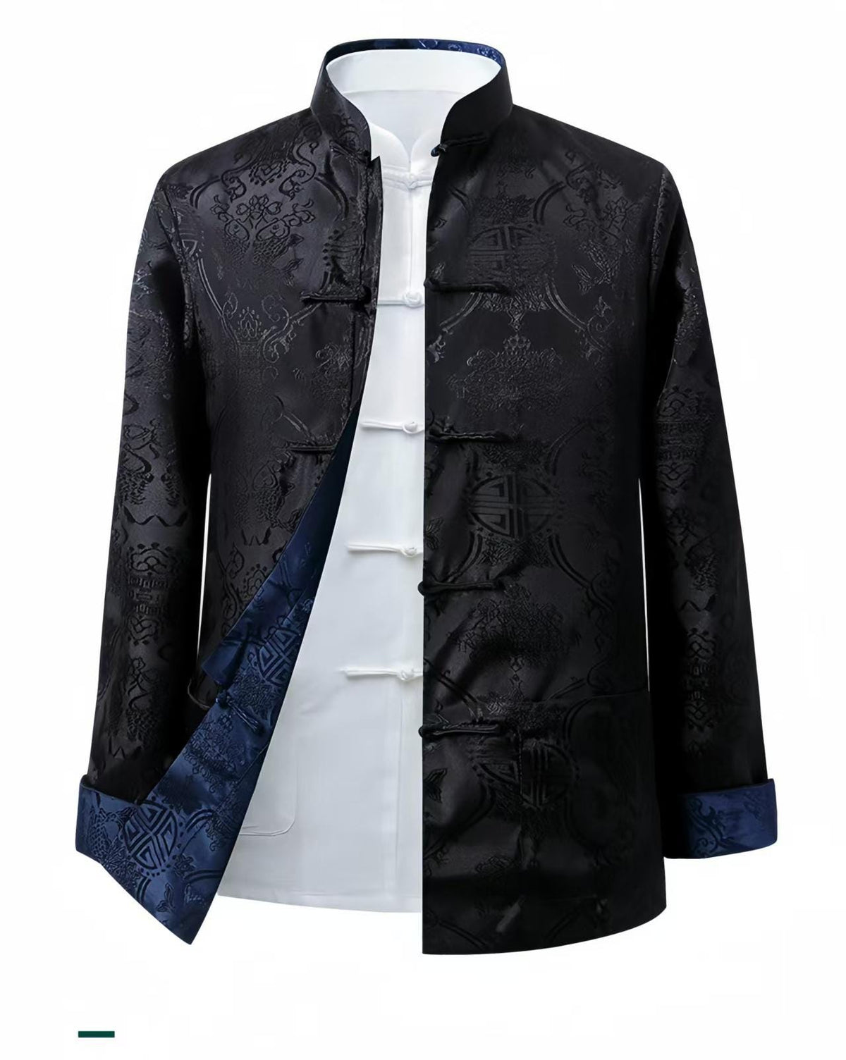 Women's Jacquard Chinese Tang Jacket – Mandarin Collar – additional product view