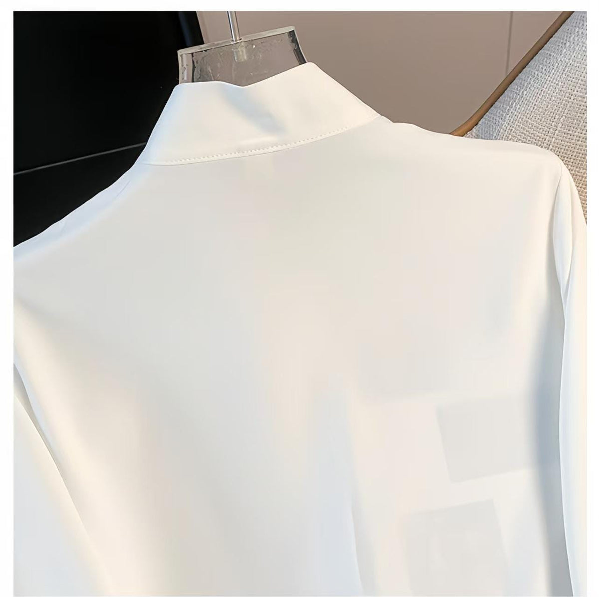 Women's Embroidered Chinese Style Blouse – Mandarin Collar – additional product view