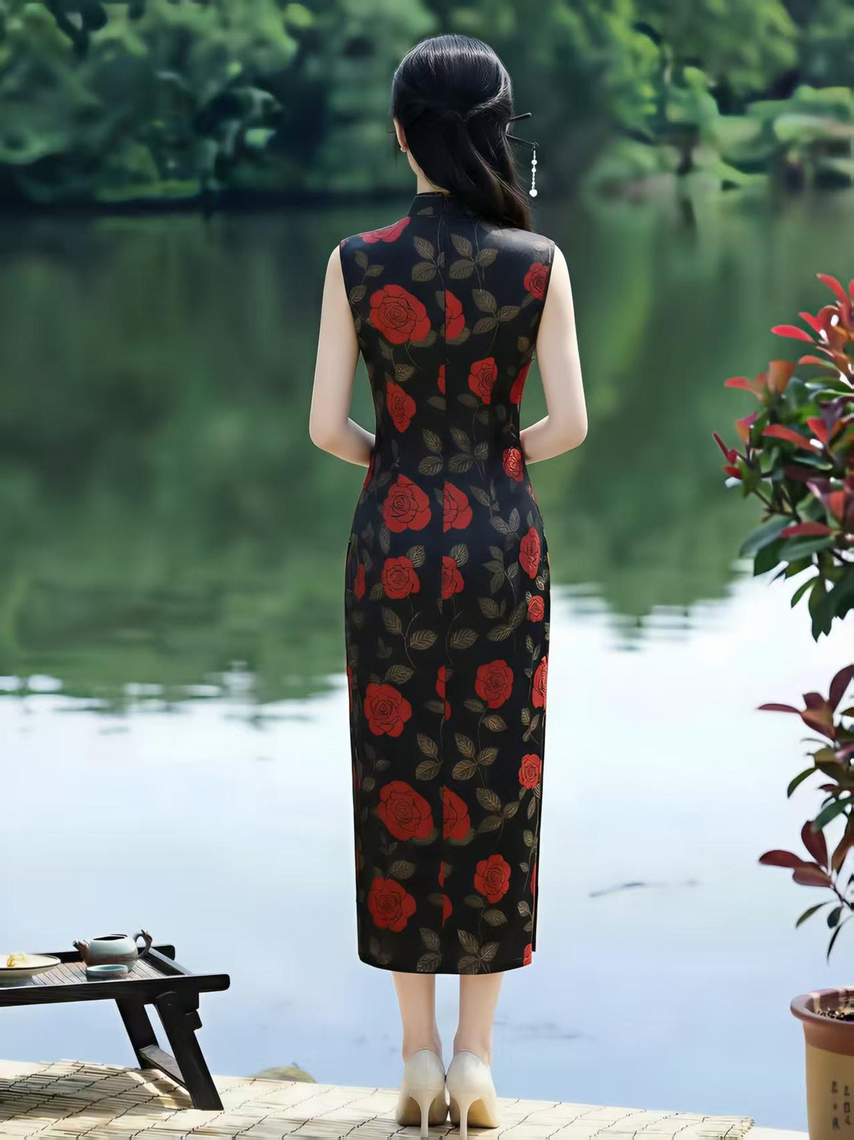 Women's Vintage Qipao Cheongsam Dress – additional product view