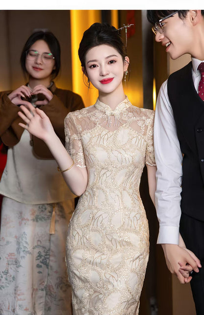 Women's Elegant Qipao Cheongsam Dress – additional product view