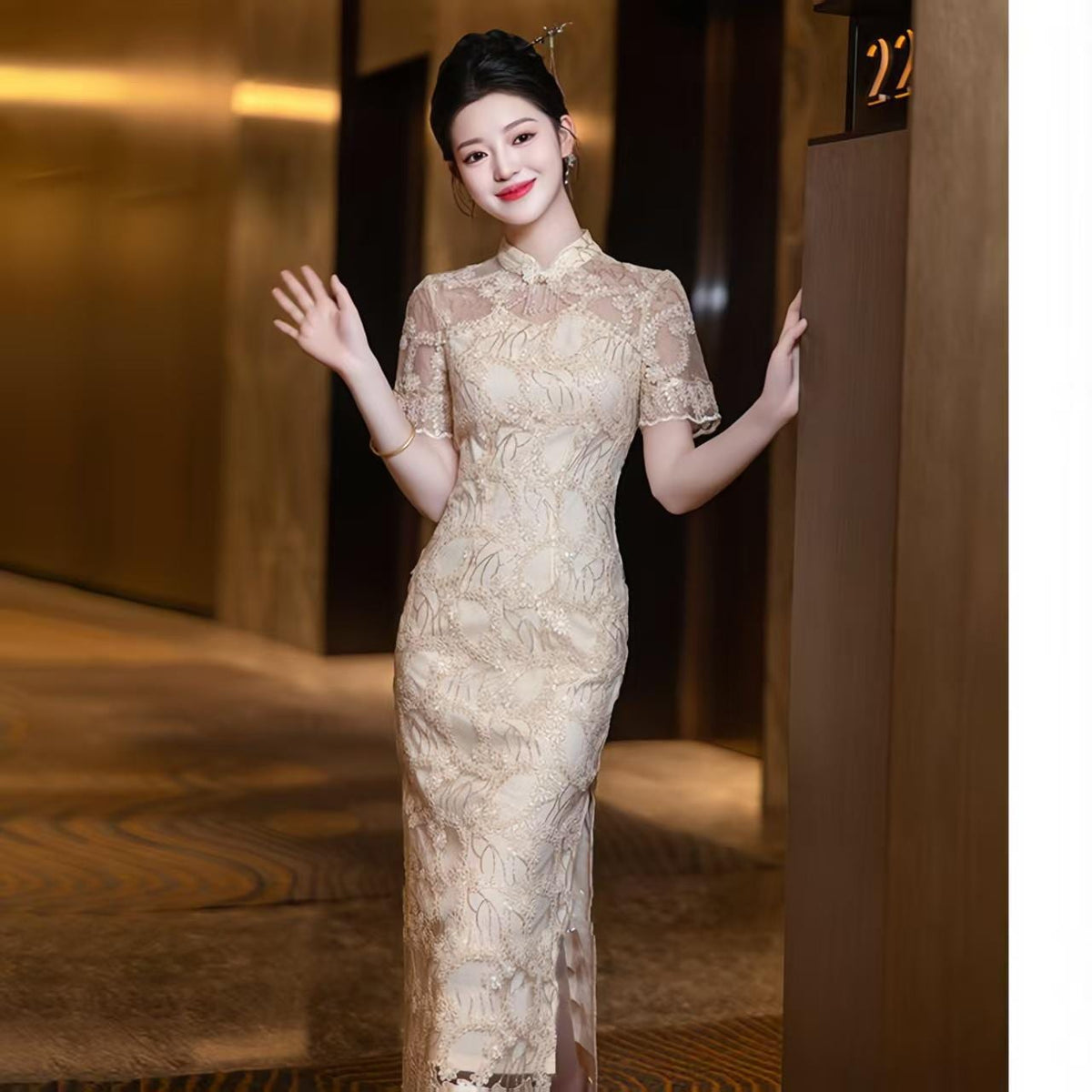 Women's Elegant Qipao Cheongsam Dress