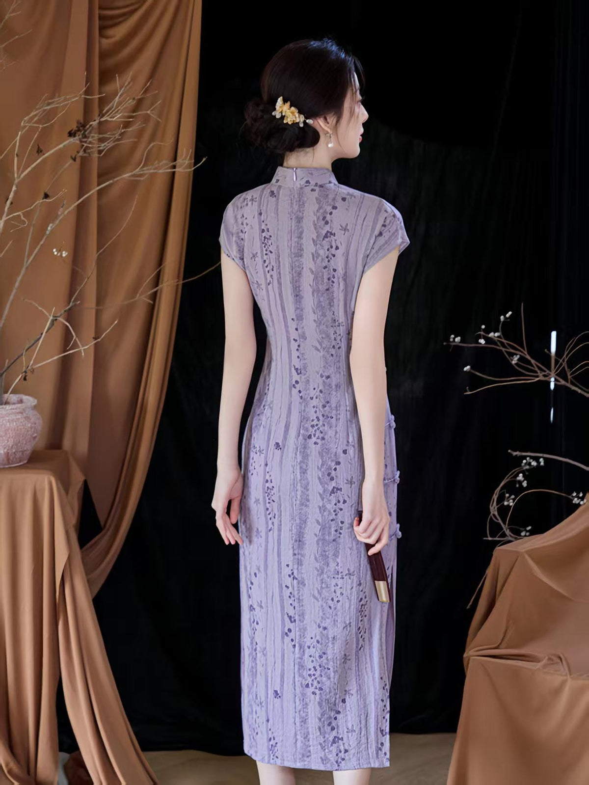 Women's Vintage Qipao Cheongsam Dress – additional product view