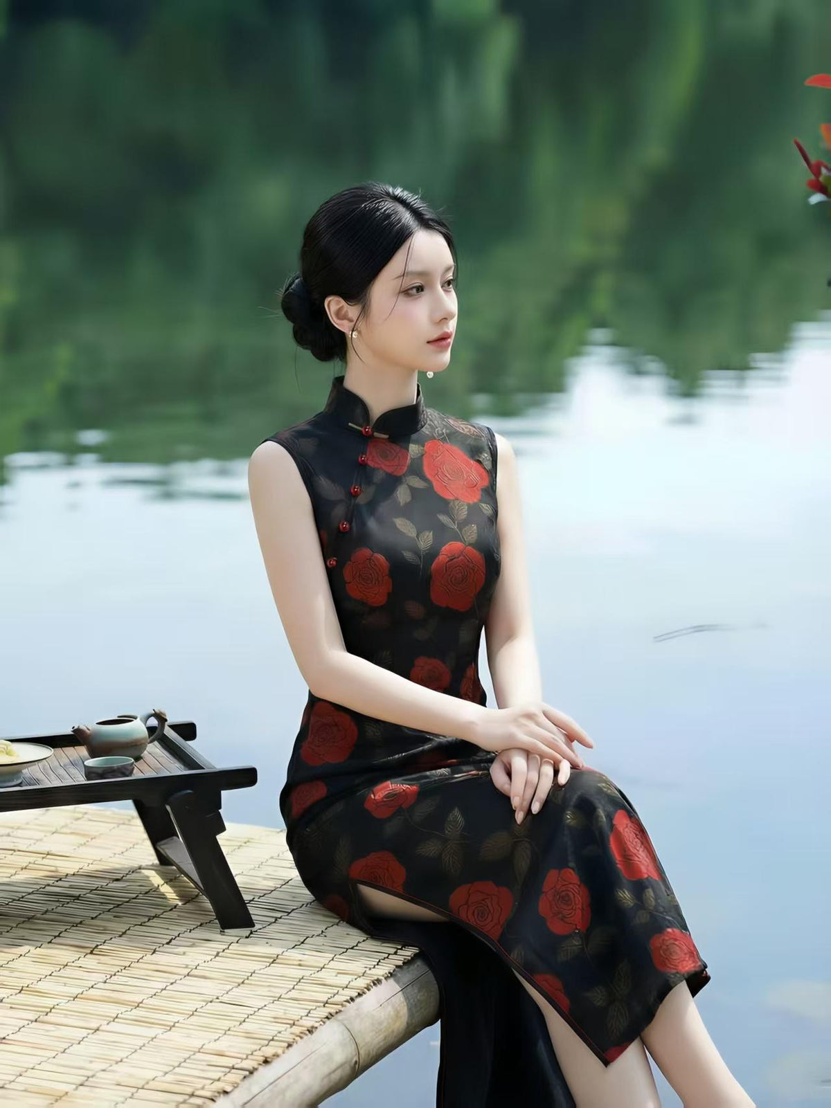 Women's Vintage Qipao Cheongsam Dress – additional product view