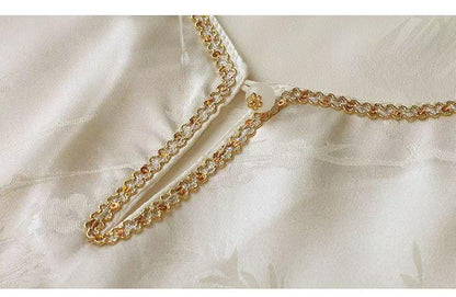 Women's Jacquard Chinese Style Blouse – additional product view