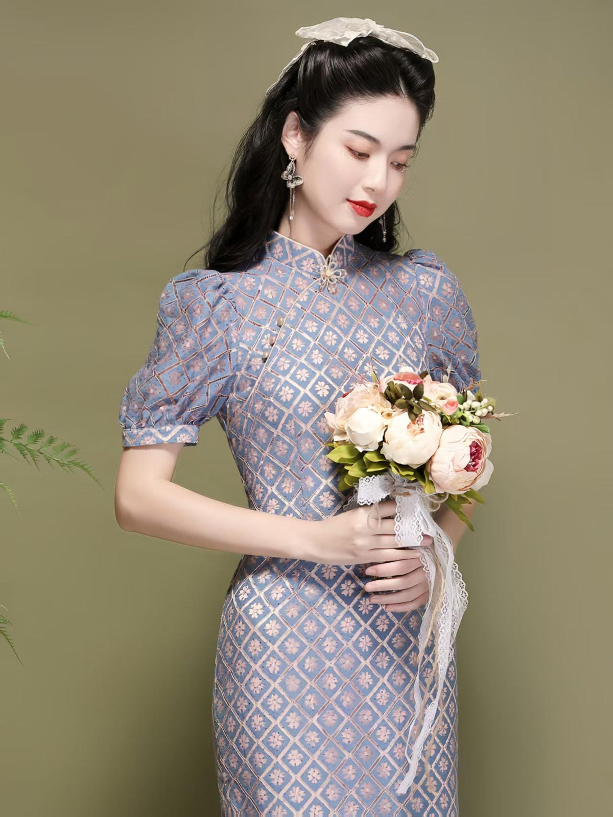 Women's Vintage Qipao Cheongsam Dress