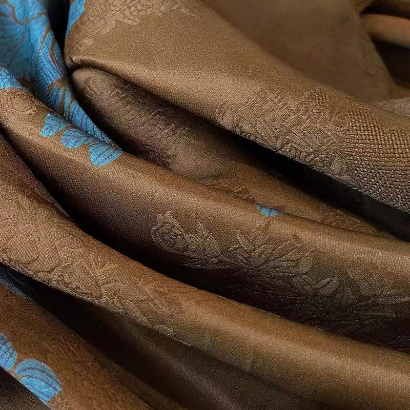 Women's Vintage Silk Chinese Style Blouse – Relaxed Fit – additional product view