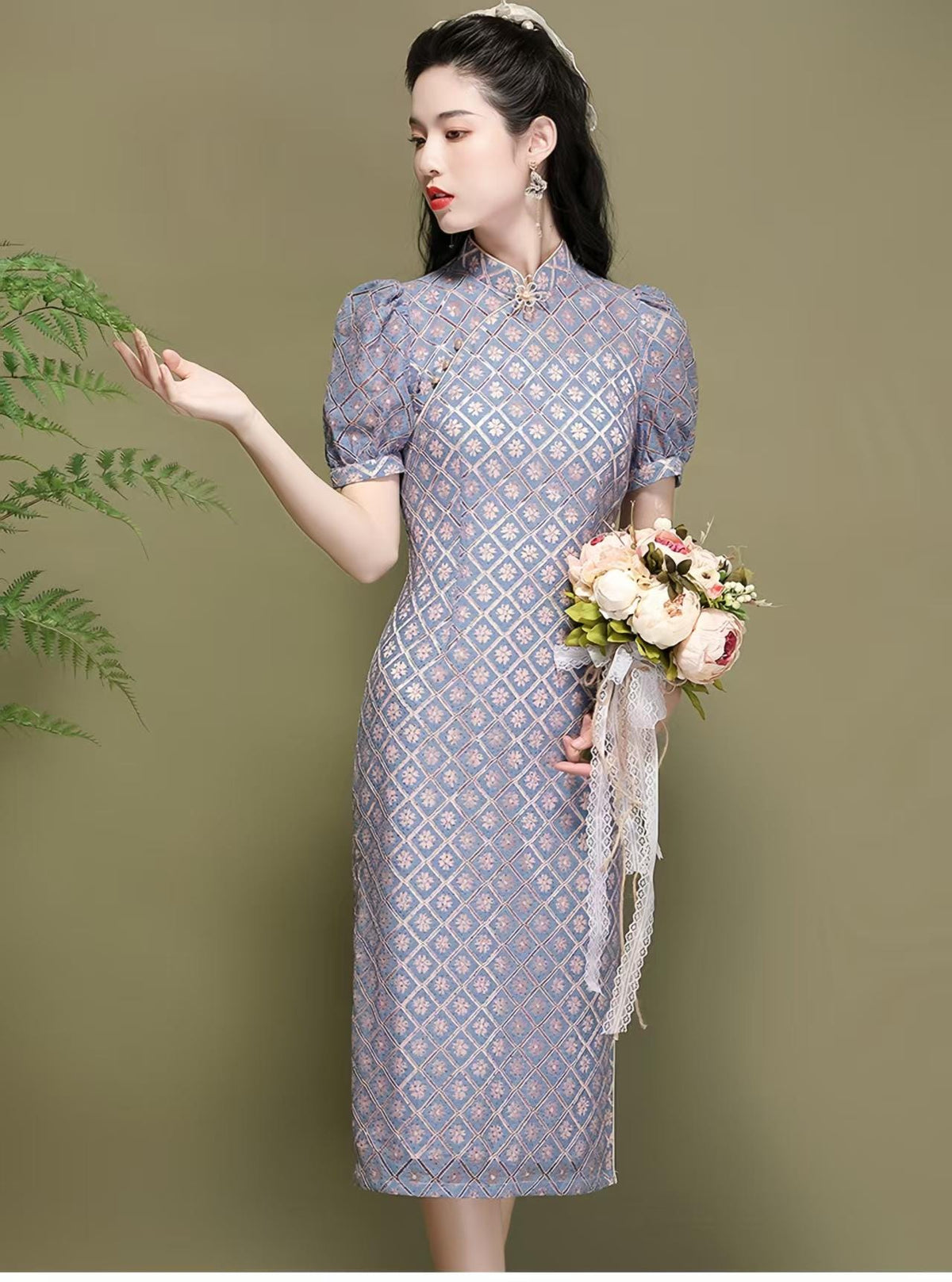 Women's Vintage Qipao Cheongsam Dress – additional product view