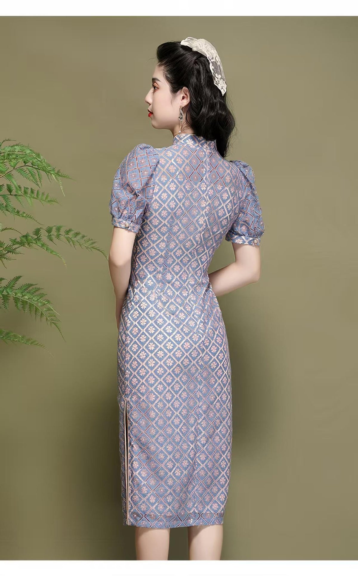 Women's Vintage Qipao Cheongsam Dress – additional product view