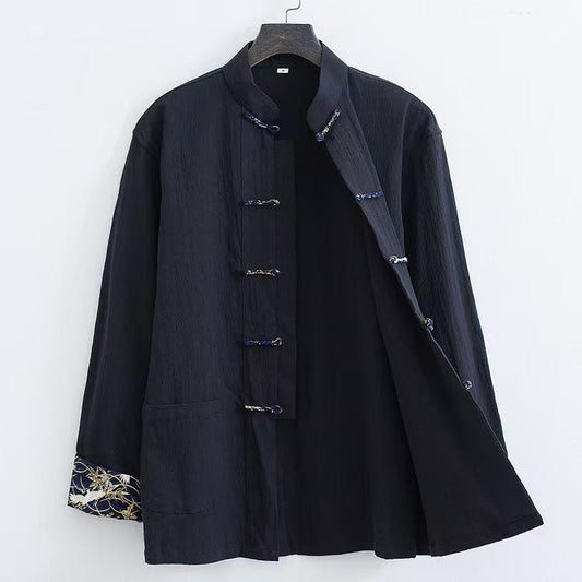 Men's Vintage Chinese Tang Jacket – additional product view