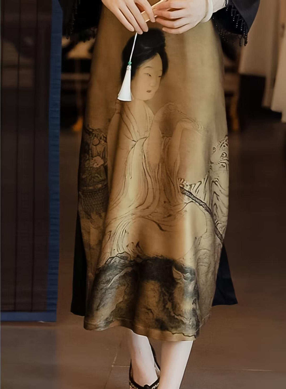 Women's Red Vintage Qipao Cheongsam Dress – additional product view