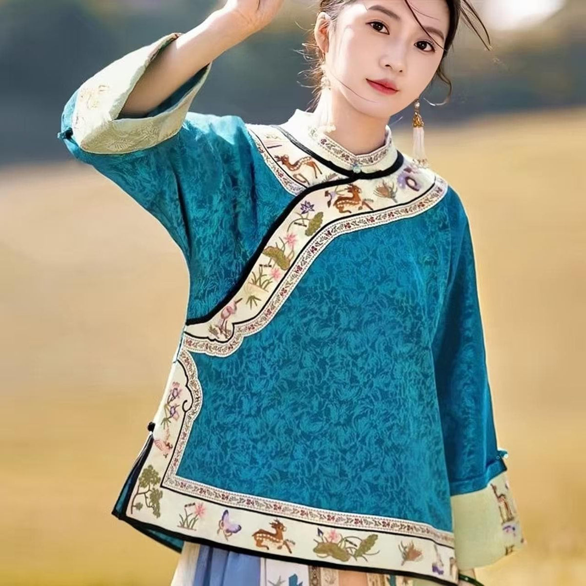 Women's Vintage Modern Hanfu Set – additional product view
