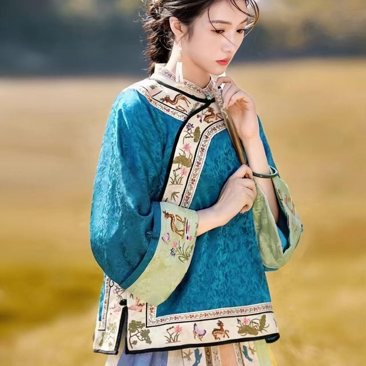Women's Vintage Modern Hanfu Set – additional product view
