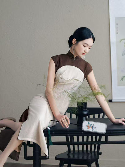 Women's Jacquard Qipao Cheongsam Dress