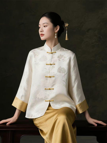 Women's Jacquard Brocade Chinese Tang Jacket